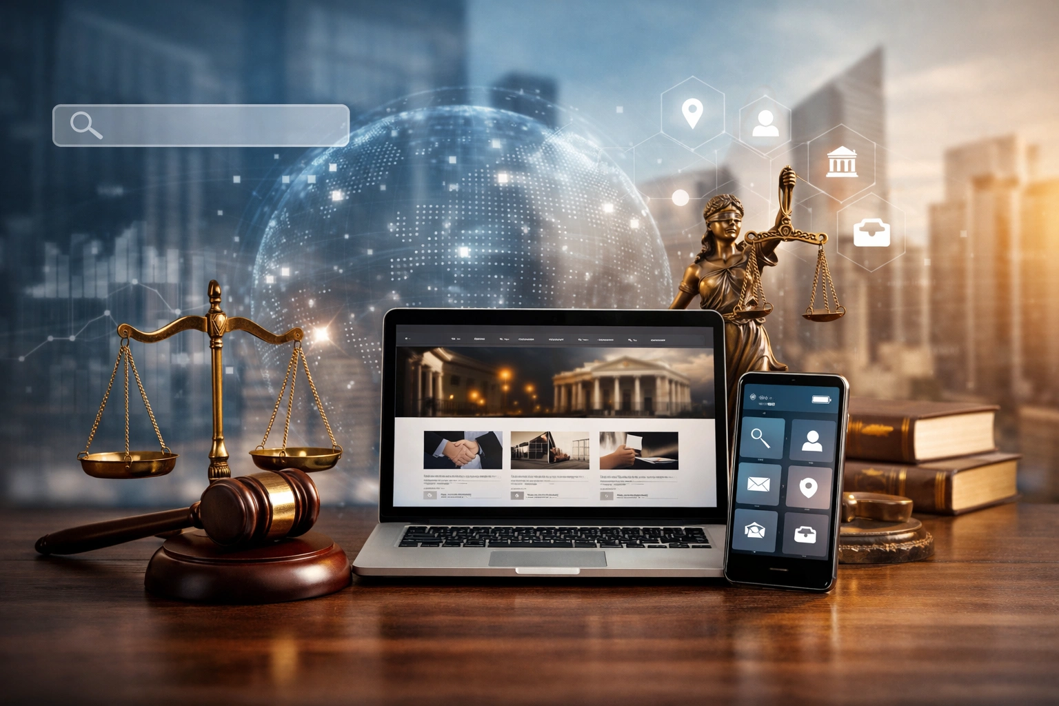 Δικηγορική Ιστοσελίδα – Κατασκευή και Στρατηγική Προσέγγιση
